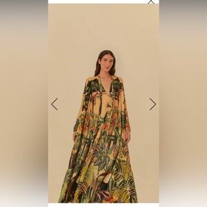 NWT Farm Rio Tropical Forest Print Maxi